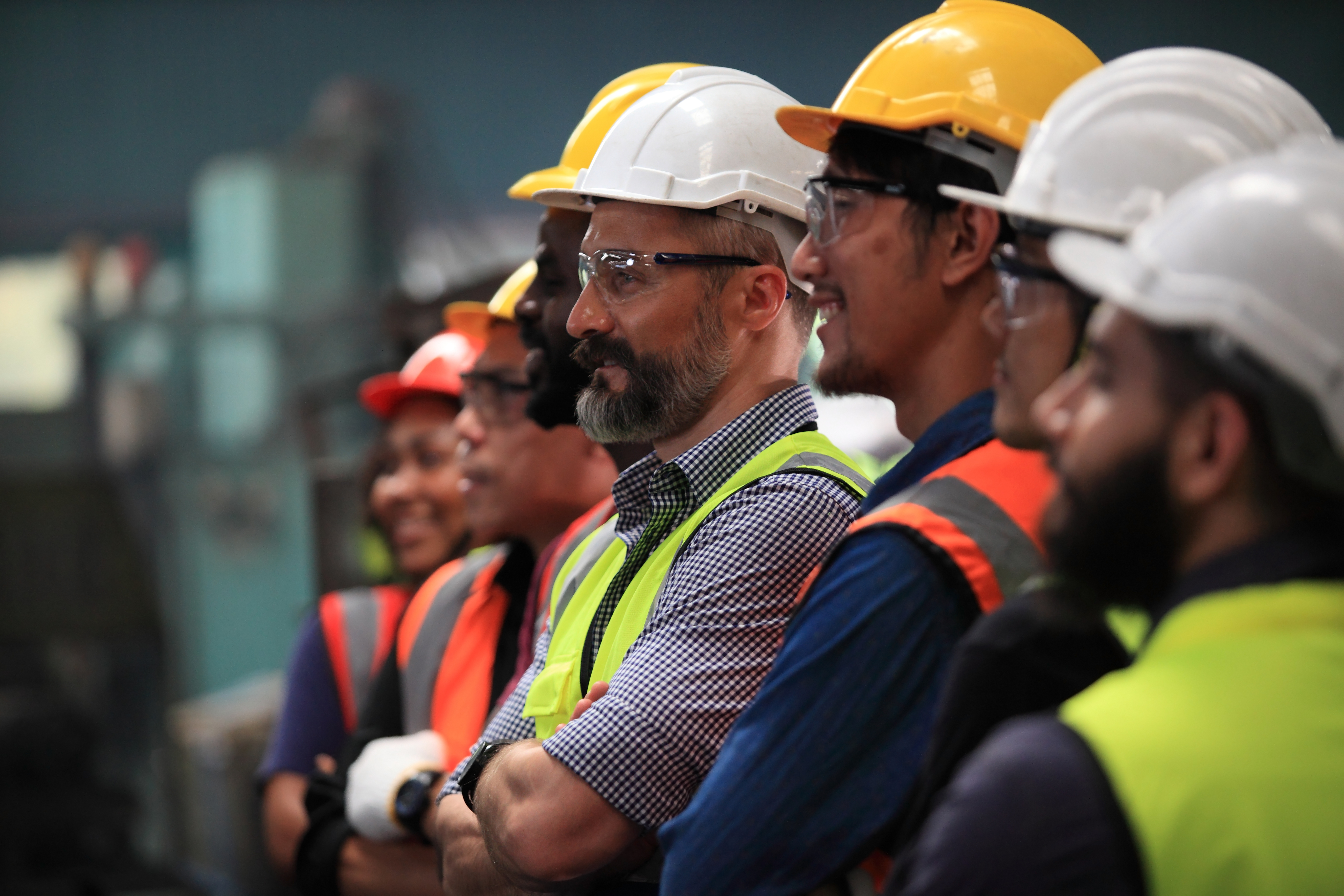 Image of people in safety gear